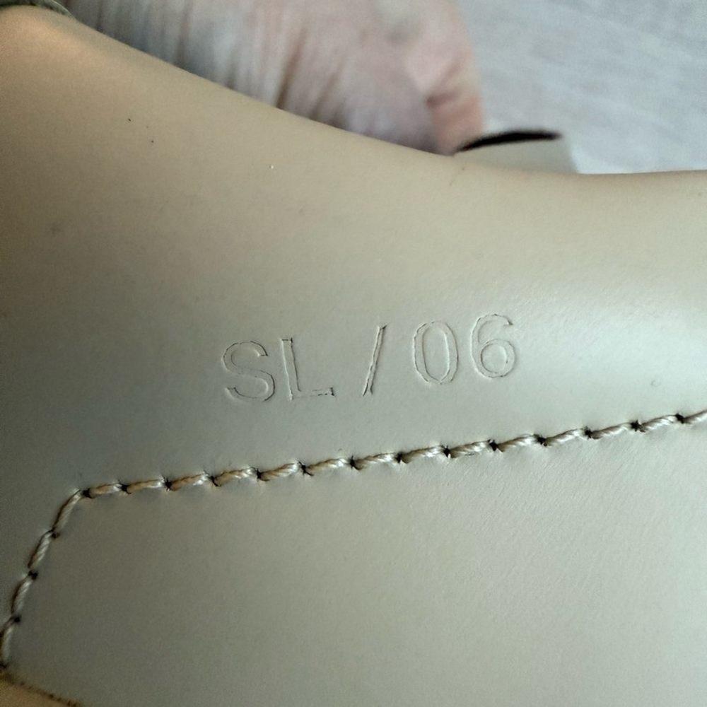 Saint Laurent Beige Pink Court Classic SL/06 Sneakers Low top Leather Size 36.5 - Picture 4 of 11